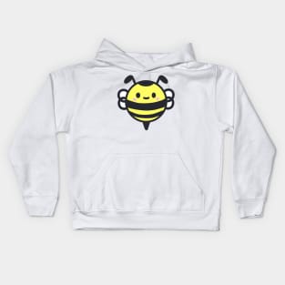 cute kawaii bee Kids Hoodie